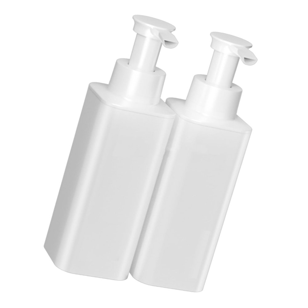 Fabater Versatile Shower Soap Dispenser with Transparent Window, 2 x 380 ml, White