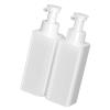 Fabater Versatile Shower Soap Dispenser with Transparent Window, 2 x 380 ml, White view 2