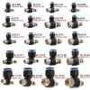 IDGTTLDF 5-Piece SL-Type Push-to-Connect Pneumatic Speed Control Valves, 4/6/8/10/12 mm, 1/8"–1/2" Threads view 4