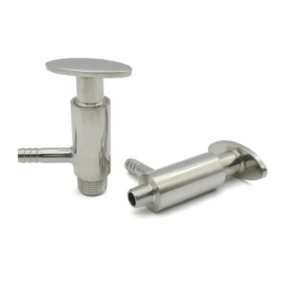 1pc OD 50.5 mm, 10 mm Hose Hook Clamp, SS304 Stainless Steel Sampling Valve with Manual Handle