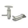 1pc OD 50.5 mm, 10 mm Hose Hook Clamp, SS304 Stainless Steel Sampling Valve with Manual Handle view 1