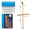 asdchZen Lifting Tools for AC Maintenance and Removal, Manual Self-Locking Winch with Bracket, 5 PS, 10 m view 2