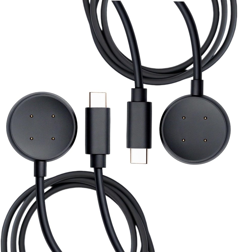 2-Pack USB-C Smartwatch Chargers with Magnetic Charging Dock