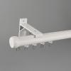 IRUGS Aluminum Curtain Track for Windows, Wall/Ceiling Mount, Quiet Smooth Glide, White-B, 230 cm/7.5 ft view 1