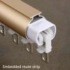 IRUGS Aluminum Curtain Track for Windows, Wall/Ceiling Mount, Quiet Smooth Glide, White-B, 230 cm/7.5 ft view 3