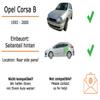 Speaker Installation Kit for Opel Corsa B, Compatible with JBL Club3 54F, 2× 135W MAX view 2