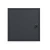 TMALASER Inspection Door, Galvanized Steel, Graphite/Gray, Turn Lock, 110 x 100 cm view 1