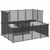 Mokuyary Small Animal Cage, Black, 143 x 107 x 93 cm view 2