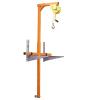 PUFAHAU Outdoor AC Unit Lifting Equipment, Hand Winch + Bracket, 5 HP AC Installation Tool with 30 m, 1,800 lb Winch view 1