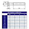 Slotted Countersunk Screws DIN 963, Zinc-Plated Steel 4.8 (M10 x 45, 100 pcs.) view 3