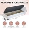 TAPCZANY24 Ilia Box Spring Bed 110 x 200 cm with Foam Mattress view 4