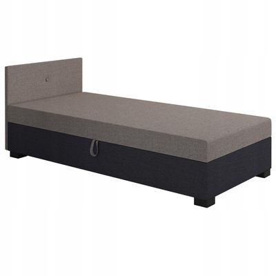 TAPCZANY24 Lola Box-Spring Bed 100 x 200 cm with Pocket-Spring Mattress