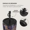 BURGA 700 ml Travel Mug with Lid, Insulated Stainless Steel Coffee Cup, Keeps Drinks Hot for 6 Hours and Cold for 24 Hours, Leakproof Straw Lid, Fits Cup Holders view 3