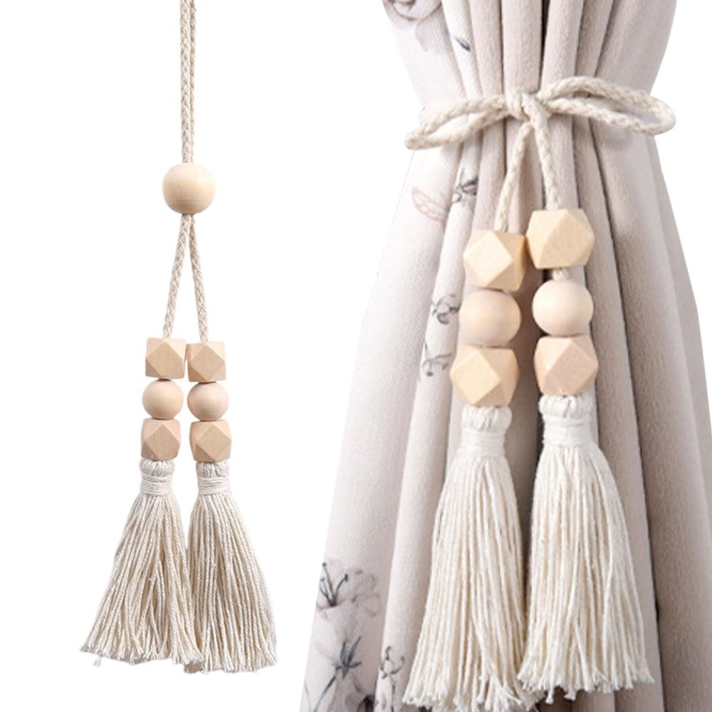 Curtain Tieback with Decorative Tassel