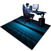 Gaming Floor Protection Mat for Hard Floors & Carpets, 100 x 160 cm, Office Chair Mat, Scratch-Resistant, Non-Slip view 1