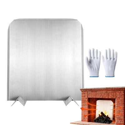 Stainless Steel Fireplace Firebox Rear Panel