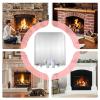 Stainless Steel Fireplace Firebox Rear Panel view 4