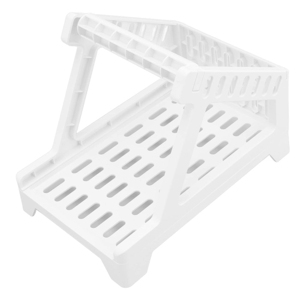 Aramox Barcode Printer Stand, ABS Label Holder, White