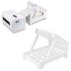 Aramox Barcode Printer Stand, ABS Label Holder, White view 4
