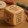 Lufaze Quilter's Decision Dice – Engraved Handmade Sewing Tool view 2