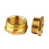 Brass Hex Reducing Adapter for Hose Fittings, 1/8" to 1/2" BSP Male-to-Female Thread view 3