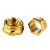 Brass Hex Reducing Adapter for Hose Fittings, 1/8" to 1/2" BSP Male-to-Female Thread view 4
