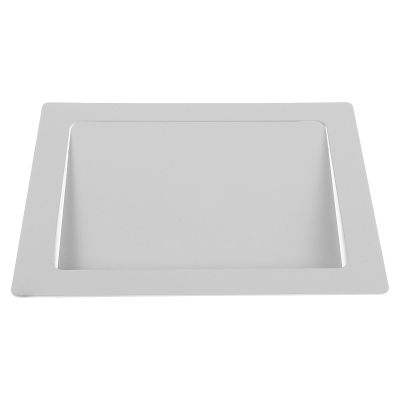 Uonlytech Built-In Trash Can Lid for Kitchen, Stainless Steel Swing Lid, 23.5 x 17.3 x 3 cm