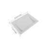 Uonlytech Built-In Trash Can Lid for Kitchen, Stainless Steel Swing Lid, 23.5 x 17.3 x 3 cm view 2