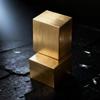 1-Piece H59 Brass Block, Sturdy Square Bar, Cube-Shaped, 1050 mm Thick, for Machining and Prototyping (20 mm x 20 mm x 15 mm) view 1