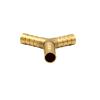 Brass Y-Shaped 3-Way Hose Adapter, 3 Pieces, OD 16 mm view 3
