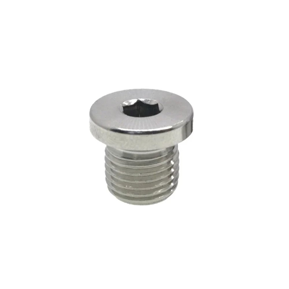 BYLSAGWHT 1PC M16x1.5 Metric Male Thread 304 Stainless Steel Hex Socket Head End Cap for Pipe/Brass Hose