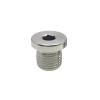 BYLSAGWHT 1PC M16x1.5 Metric Male Thread 304 Stainless Steel Hex Socket Head End Cap for Pipe/Brass Hose view 1