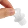 Hot Water Bottle Stoppers, 2-Pack, White Plastic Replacement Plugs view 3