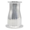 UYCUODLUY SS304 Stainless Steel Ferrule, 119 × 50.5 mm OD to 102 × 38 mm, Three-Clip Concentric Reducer view 4
