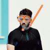 Healeved Snorkeling Set with Mask, Snorkel and Fins, Lightweight, Comfortable and Compact, Size 35–39, Orange view 4