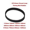 GT2 Closed-Loop Timing Belt, Rubber, 2GT, 6 mm, for 3D Printers, 112 mm view 2