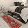 QQrunner Vintage Non-Slip Runner Rug, Red, 70 x 220 cm view 2