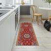 QQrunner Vintage Non-Slip Runner Rug, Red, 70 x 220 cm view 4