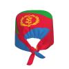 QAZWZML Eritrean Flag Printed Cleaning Work Cap with Adjustable Back Strap and Sweatband view 2