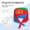 QAZWZML Eritrean Flag Printed Cleaning Work Cap with Adjustable Back Strap and Sweatband view 4