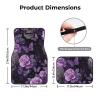 Mexpekil Gothic Skull Butterfly Car Floor Mats, 4-Piece Universal Set view 3