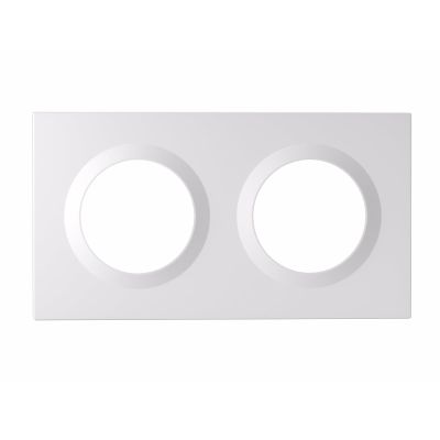 SONOFF Orb 2-Gang Wall Switch Frame EF2G, White, 157 × 86 mm