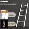 Hook-On/Standing Bunk Bed Ladder, White Metal, 1.5 m Hook Version view 3