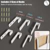 Hook-On/Standing Bunk Bed Ladder, White Metal, 1.5 m Hook Version view 4