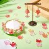 Craftora 60-Piece Pink Sakura Flower Acrylic Beads, Spacers & End Caps view 2