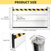 Reusable Aluminum Flood Barrier, Silver, 135 × 40 cm view 2