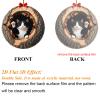 Animal Christmas Ornament, 2D Flat Acrylic Woodland Animal Decoration for Christmas Trees, Hanging Gift (9pcsC) view 3