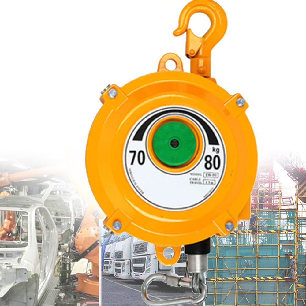 AYVADA Spring Balancer, Retractable, 1.5 m Wire Rope, 60–70 kg