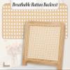 DAYALANE Rattan Dining Chairs, Set of 4, Gray view 3