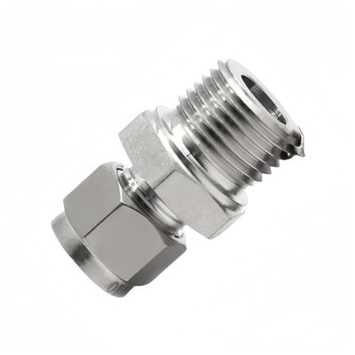 304 Stainless Steel Double-Ferrule Tube Fitting, 6–14 mm, 1 pc (10 mm × 3/8 in)
